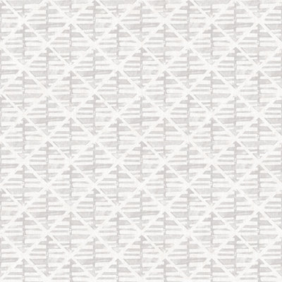 Galerie Bazaar Light Grey Block Print Smooth Wallpaper