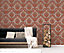 Galerie Bazaar Rust Menagerie Smooth Wallpaper