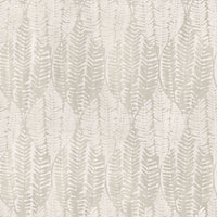 Galerie Bazaar Taupe Wasabi Leaves Smooth Wallpaper
