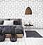 Galerie Bazaar White Greys Menagerie Smooth Wallpaper