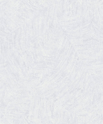 Galerie Blooming Wild White/Grey Feather Palm Motif A4 Wallpaper Sample