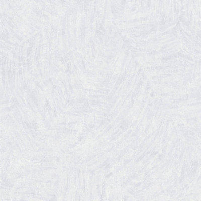 Galerie Blooming Wild White/Grey Feather Palm Motif Wallpaper Roll