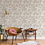 Galerie Botanica Grey Tropical Leaves Smooth Wallpaper