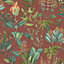Galerie Botanica Red Mystic Floral Smooth Wallpaper