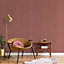 Galerie Botanica Red Small Weave Plain Smooth Wallpaper