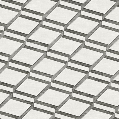 Galerie Botanica White Black Chain Link Smooth Wallpaper