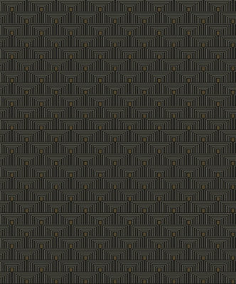 Galerie Boutique Collection Metallic Geometric Key A4 Wallpaper Sample