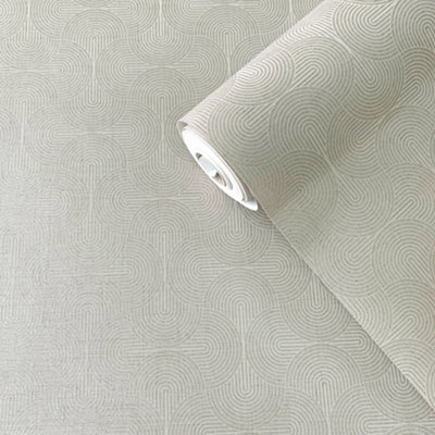 Galerie Boutique Collection Shimmery Geometric Zen Wallpaper