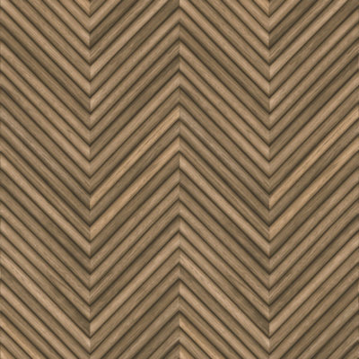 Galerie Bronze Brown Wood optics Wallpaper