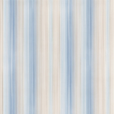 Galerie Classic Silks 3 Blue Silk Effect Thin Stripe Embossed Wallpaper