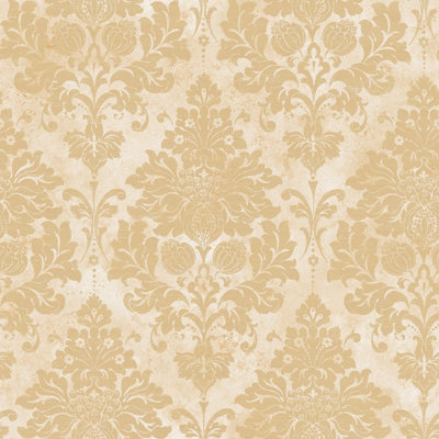 Galerie Classic Silks 4 Beige Damask Wallpaper