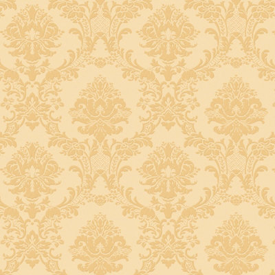 Galerie Classic Silks 4 Gold Classic Damask Wallpaper