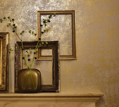 Galerie Collection Metallic Gold Marble Wallpaper