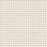 Galerie Cottage Chic Beige Small Check Plaid EcoDeco Material Wallpaper Roll
