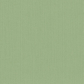 Galerie Cottage Chic Green Plain Texture EcoDeco Material Wallpaper Roll