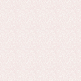 Galerie Cottage Chic Pink Small Leaf Trail EcoDeco Material Wallpaper Roll