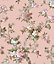 Galerie Cottage Chic Pink Trailing Floral Motifs EcoDeco Material Wallpaper Roll