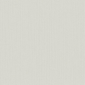 Galerie Cottage Chic Silver Plain Texture EcoDeco Material Wallpaper Roll