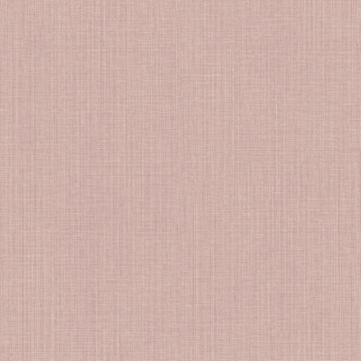 Galerie Country Cottage Dark Pink Woven Texture Smooth Wallpaper