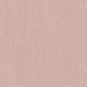 Galerie Country Cottage Dark Pink Woven Texture Smooth Wallpaper