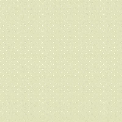 Galerie Country Cottage Green Polka Dot Smooth Wallpaper