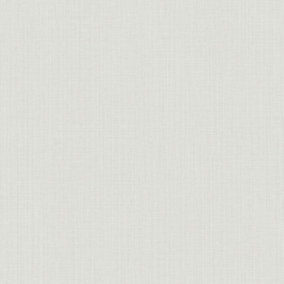 Galerie Country Cottage Light Grey Woven Texture Smooth Wallpaper