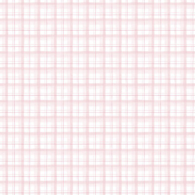 Galerie Country Cottage Pink Country Check Smooth Wallpaper