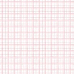 Galerie Country Cottage Pink Country Check Smooth Wallpaper