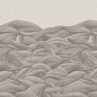 Galerie Crafted Beige Waves 3-Panel Wall Mural