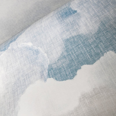 Galerie Crafted Blue Clouds 4-Panel Wall Mural