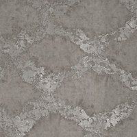 Galerie Crafted Bronze Silky Metallic Stamped Texture Design Wallpaper Roll
