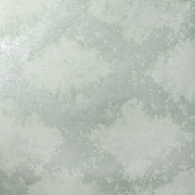 Galerie Crafted Green Silky Metallic Stamped Texture Design Wallpaper Roll