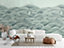 Galerie Crafted Green Waves 3-Panel Wall Mural