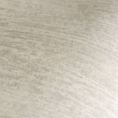 Galerie Crafted Grey/Silver Silky Metallic Plain Base Texture Design Wallpaper Roll