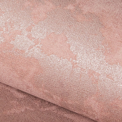 Galerie Crafted Pink Silky Metallic Stamped Texture Design Wallpaper Roll