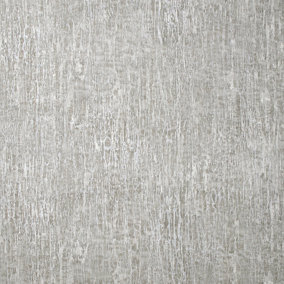 Galerie Crafted Silver/Grey Silky Metallic Plain Base Texture Design Wallpaper Roll