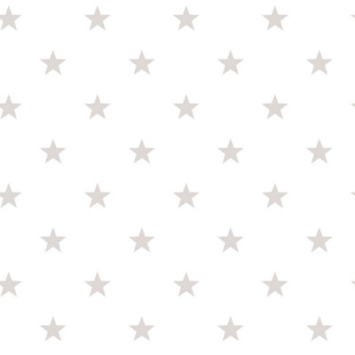 Galerie Deauville 2 Beige White Deauville Star Smooth Wallpaper