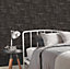 Galerie Deauville 2 Black White Nautical Blueprint Smooth Wallpaper