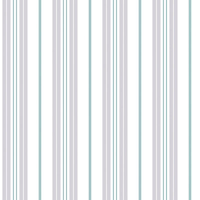Galerie Deauville 2 Green Grey White Two Colour Stripe Smooth Wallpaper
