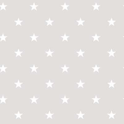 Galerie Deauville 2 Grey Beige White Deauville Star Smooth Wallpaper