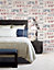 Galerie Deauville 2 Navy Blue Red White Naval Print Smooth Wallpaper