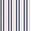 Galerie Deauville 2 Navy Blue Red White Two Colour Stripe Smooth Wallpaper