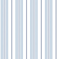 Galerie Deauville 2 Sky Blue Navy Blue White Two Colour Stripe Smooth Wallpaper