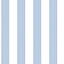 Galerie Deauville 2 Sky Blue White Regency Stripe Smooth Wallpaper