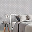 Galerie Deauville 2 Taupe Beige White Deauville Star Smooth Wallpaper