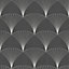 Galerie Design Black White Art Deco Fan Smooth Wallpaper