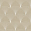Galerie Design Clay Brown White Art Deco Fan Smooth Wallpaper