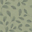 Galerie Design Green Leaves Smooth Wallpaper
