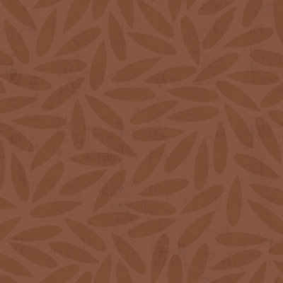 Galerie Design Orange Dark Orange Petal Smooth Wallpaper