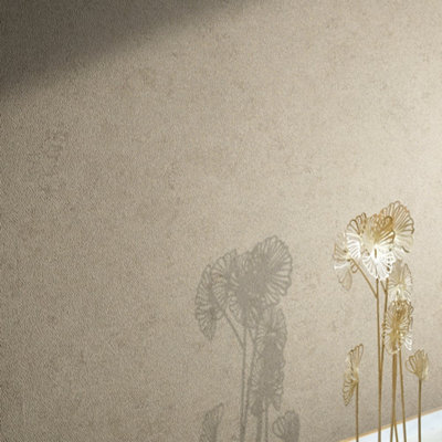 Galerie Earth Collection Beige Textured Arid Concrete Wallpaper Roll